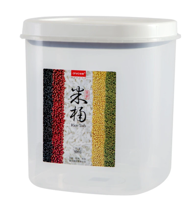 

5KG/20KG Rice Bucket Insect And Moisture-Proof Sealed Rice Noodle Bucket Rice Storage Flour Storage Tank Household Grain Storage