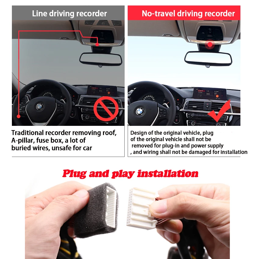 Новый Автомобильный видеорегистратор plug and play для BMW 2 Series Touring 220i ведущая версия