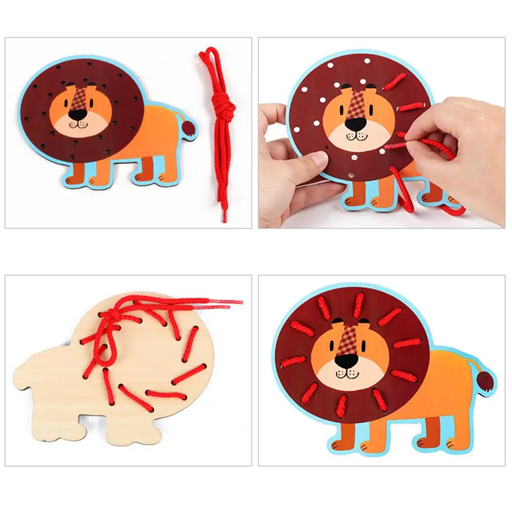 Мультяшные животные/фрукты 4 шт. доска для нарезания резьбы Обучающие ранние