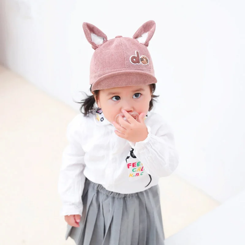 Новые детские регулируемые солнцезащитные кепки для новорожденных с мультяшным