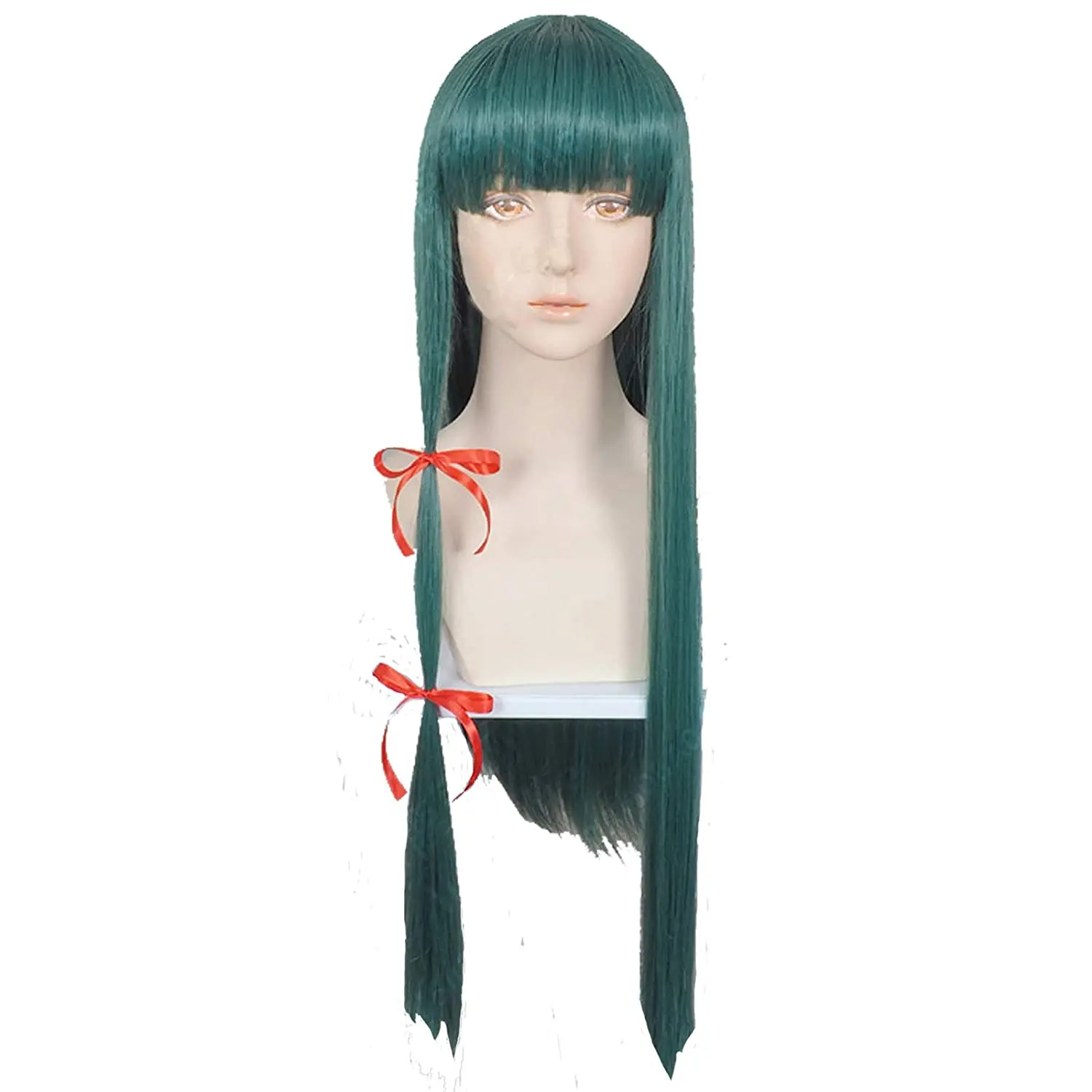 

CosNoble Kuma Bear Yuuna Cosplay Wig Long Hair for Women Green