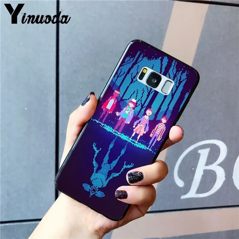 Yinuoda Рождественские огни должны оставаться, если странные вещи PhoneCase для samsung S10 Plus S10E S6 S7 S8 S9 Plus S10lite S5 M10
