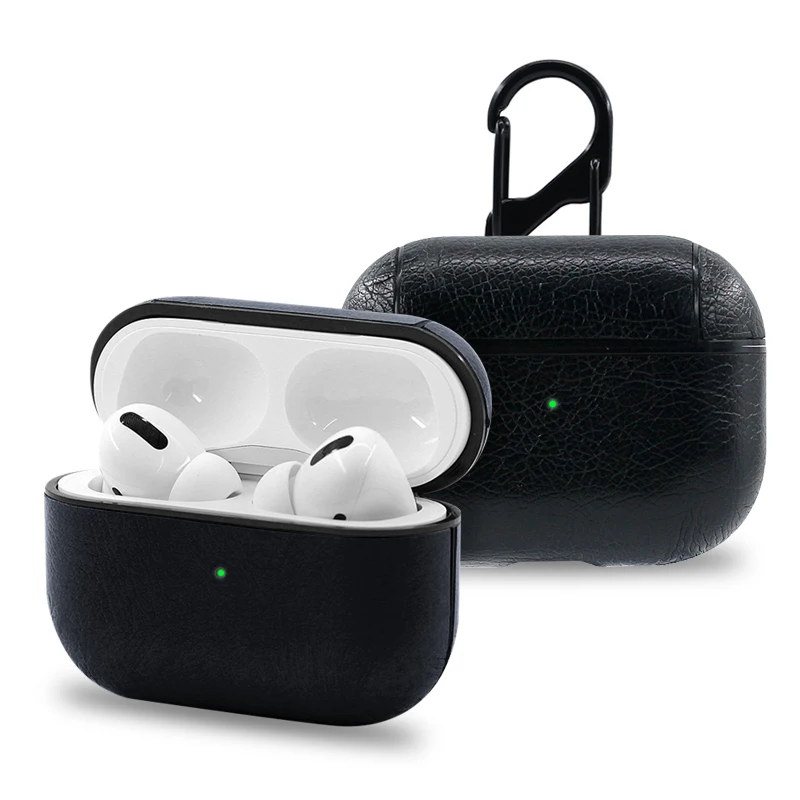 Для Apple AirPods Pro Bluetooth беспроводные наушники Кожаный чехол Чехол для AirPods Pro Funda чехол для зарядки чехол s
