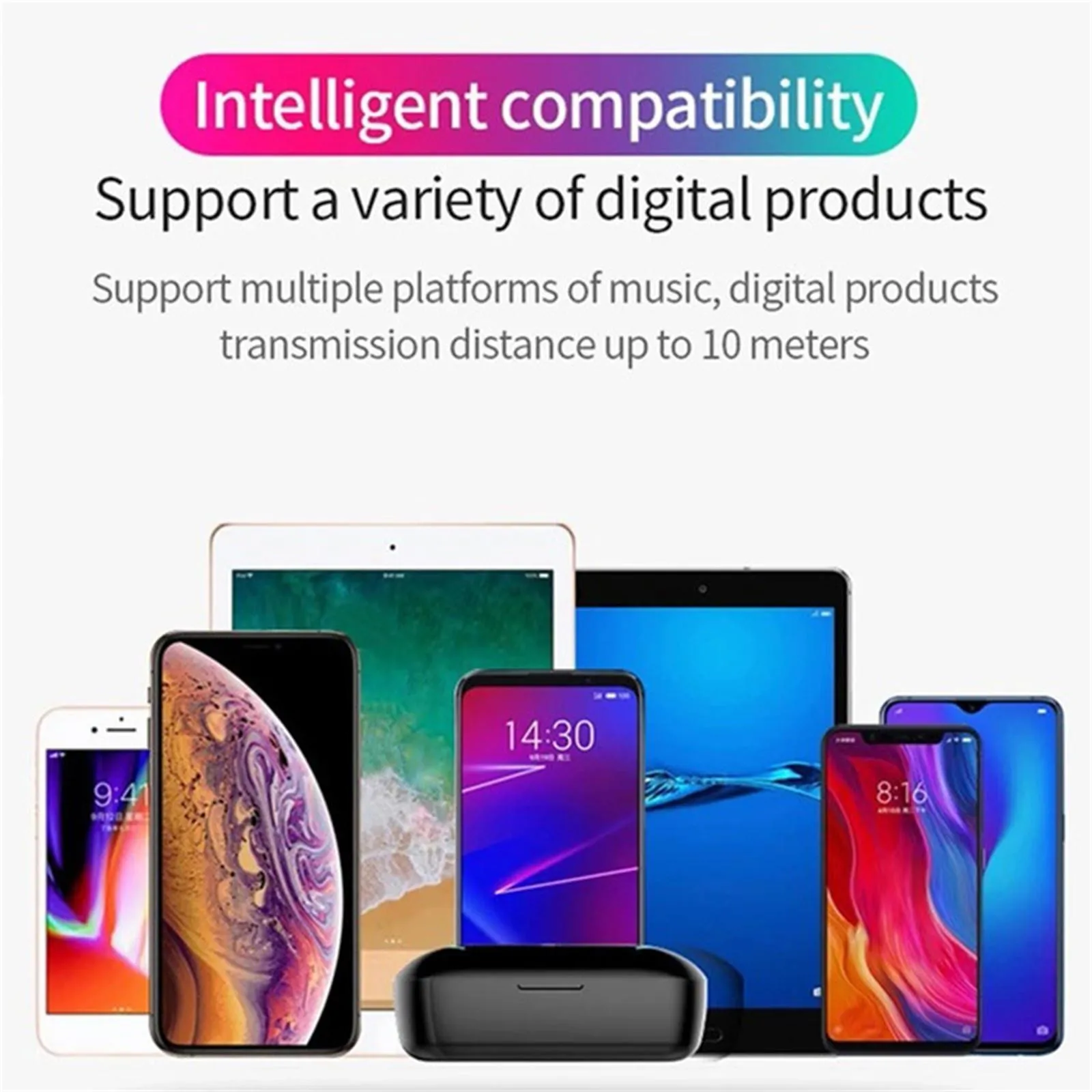 

K56 TWS Bluetooth Headset Noise Reduction True Wireless Earphones Touch Hifi Lossless Sound Bass Mini Earbuds With Charging Box