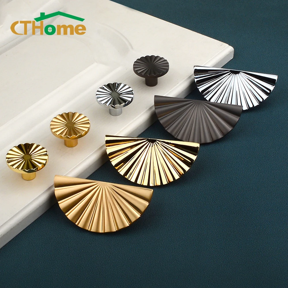

NEW Zinc Alloy Drawer Handles Furniture Kitchen Cupboard Closet Home Pulls Flower Shape Modern Wardrobe Hardware Door Knobs