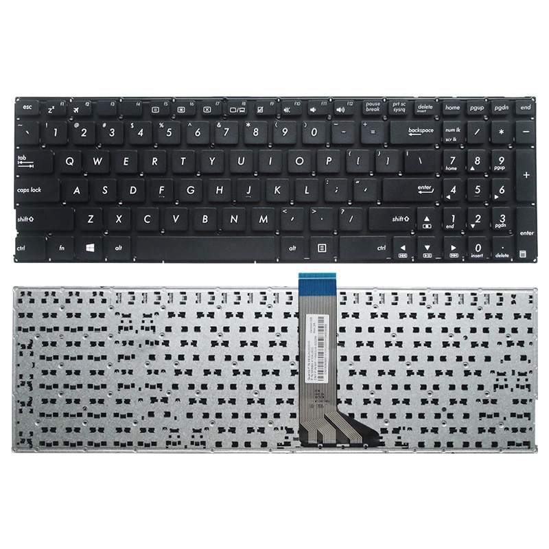 

New English Layout Keyboard Replacement For Asus K555 X555/L X502 R565L R556L A555L F555L PRO552L