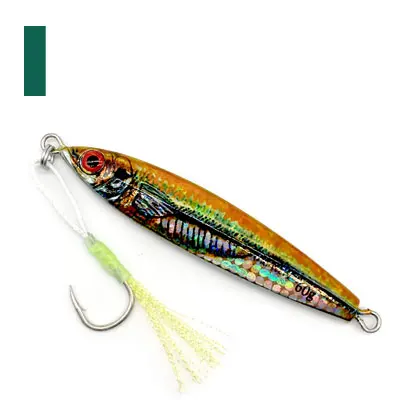 New DRAGER Metal Cast Jig Spoon20G 35G 60G Shore Casting Jigging Lead Fish Sea Bass Fishing Lure Artificial Bait Tackle - Цвет: I