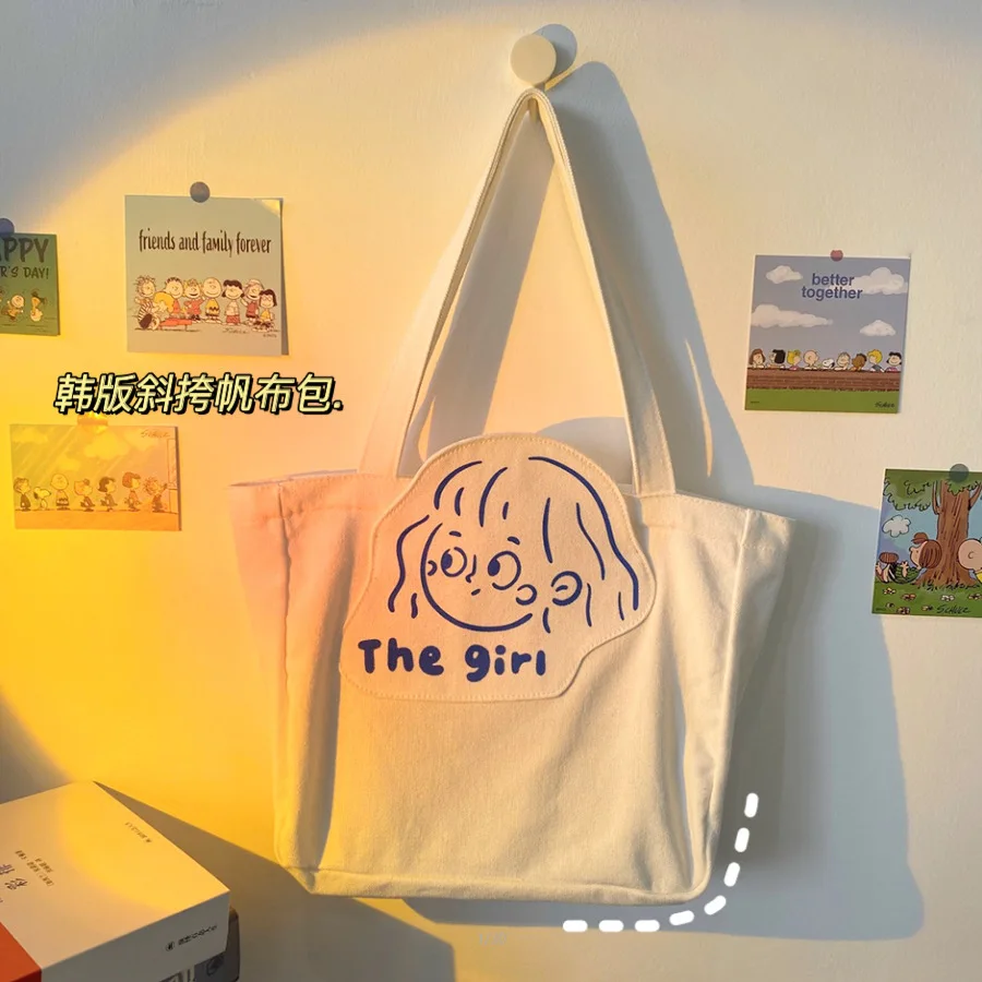 

Женская Холщовая Сумка для покупок с принтом, женская сумка через плечо, женская сумка, многоразовая сумка для покупок в продуктовых магази...