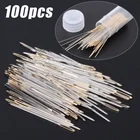 Иглы для вышивания крестиком, из нержавеющей стали, разные размеры, 24 #26 #, 100 шт.