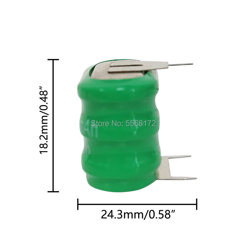 3 6 V 150MAH Ni-MH Кнопка перезаряжаемая батарея для PLC резервного питания данных 2P |
