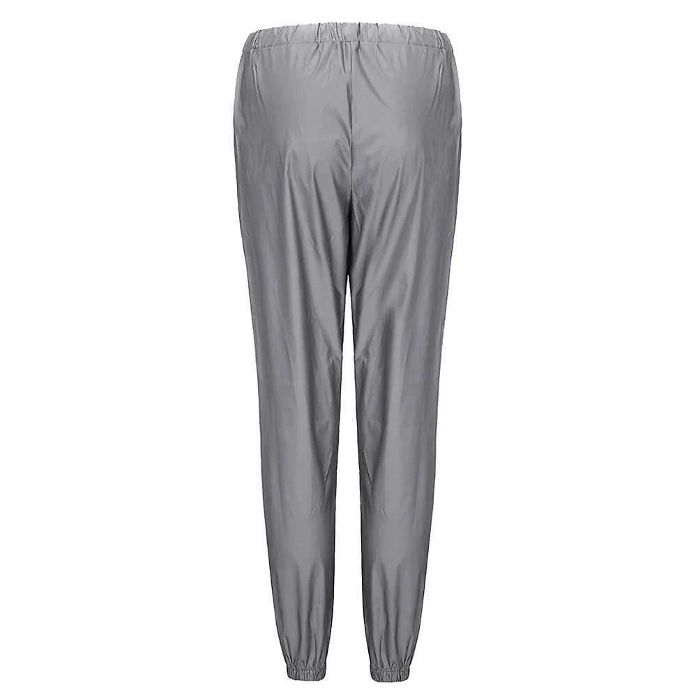 

New Ladies Luminous Trousers Autumn Casual Solid Color Pants Reflective Pants Streetwear Women Trousers Spodnie Damskie
