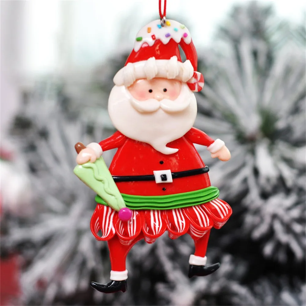 1 шт. Подвески в виде Санта Клауса, украшения для рождественской елки, домашний подвесной декор, рождественские украшения для дома, Рождеств...