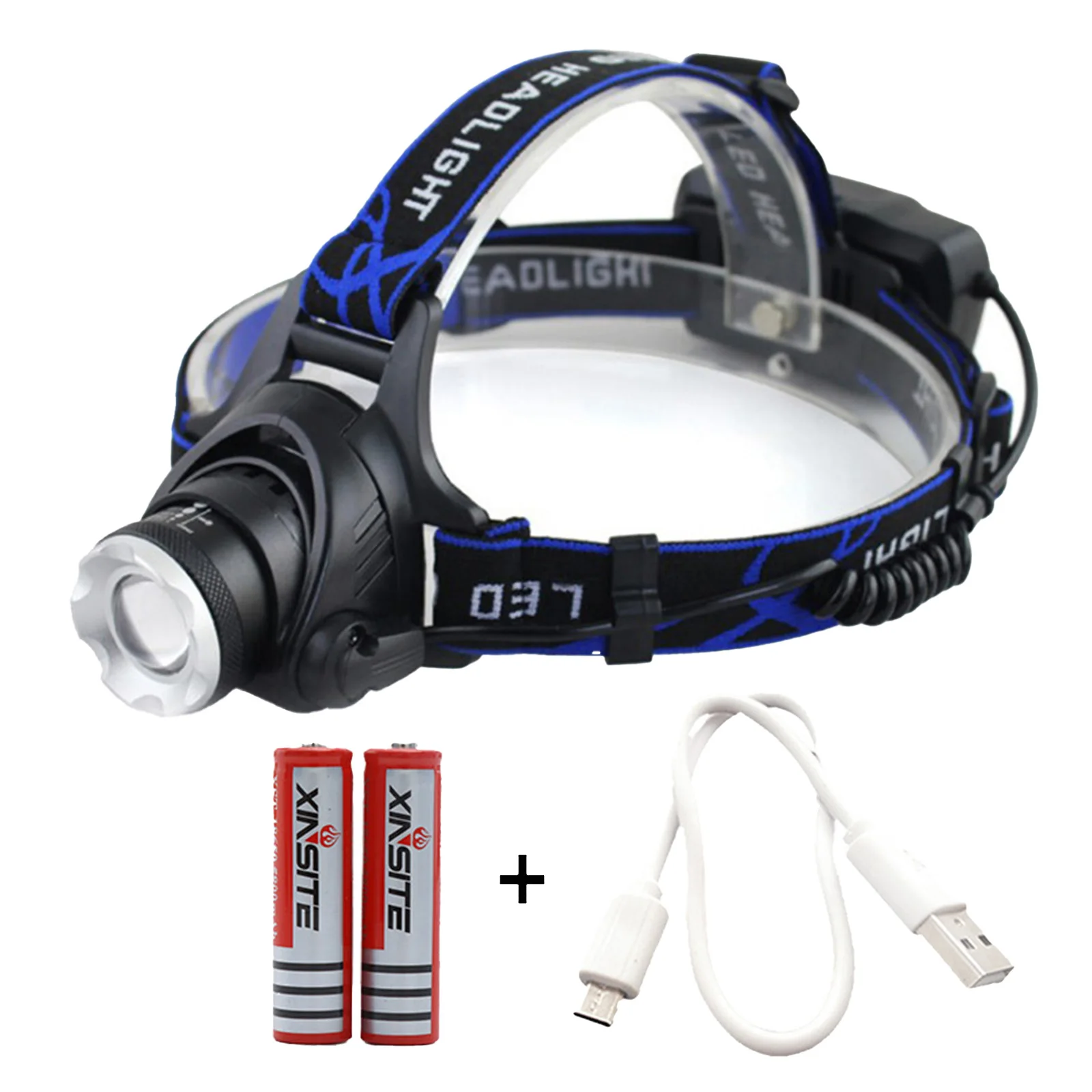 

Водонепроницаемый Головной фонарь, портативный светодиодный головной светильник с датчиком движения, подходит для рыбалки, работы, кемпин...