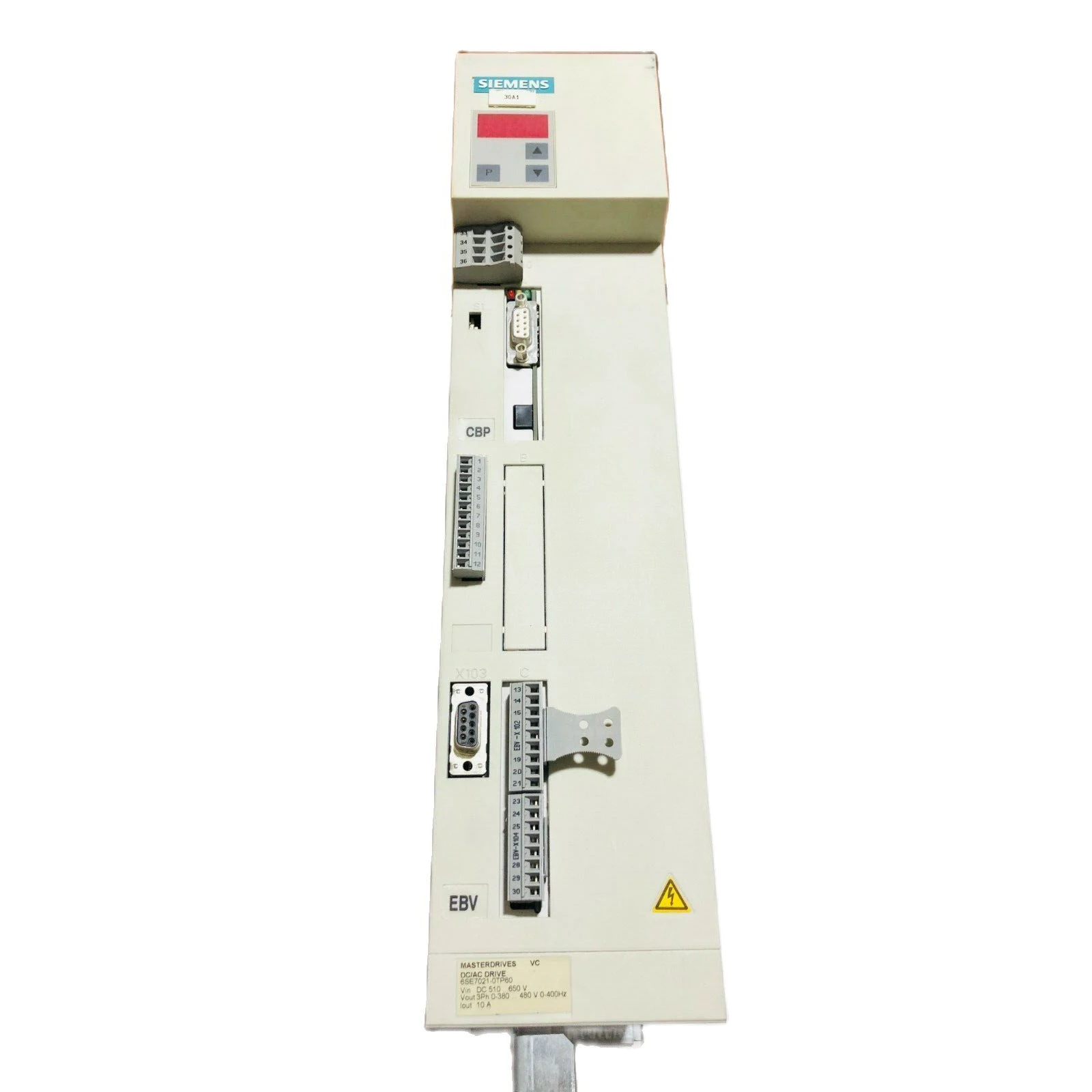

Подержанный Siemens 6SE7021-0TP60-Z в хорошем состоянии
