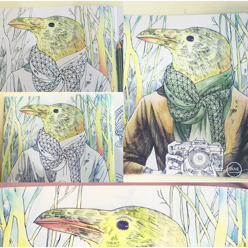 Новые лучшие продажи волшебные леса секретный сад взрослые книги для рисования