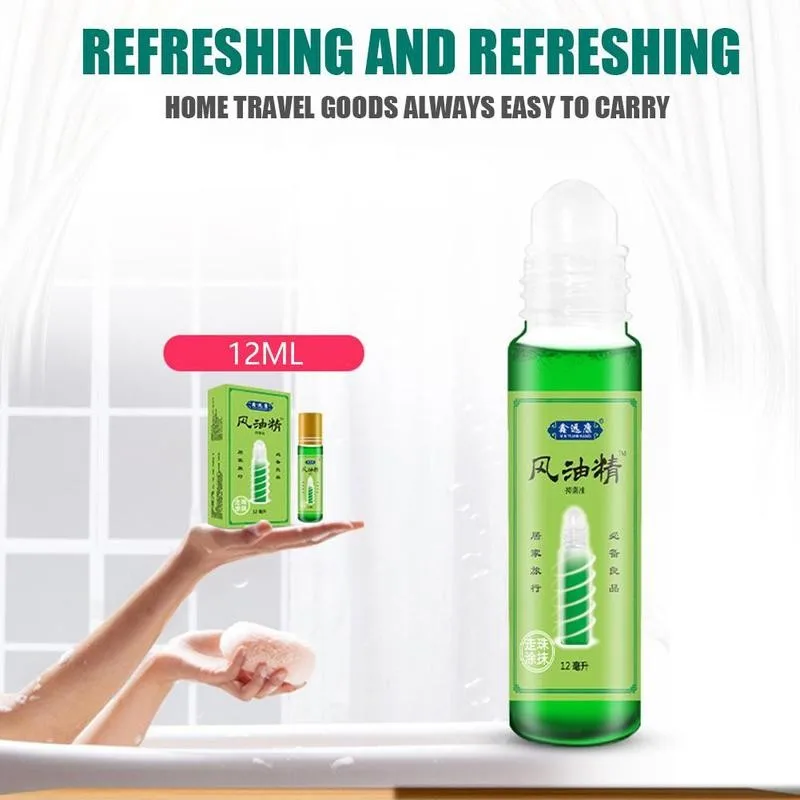 Бальзам 12 мл освежающее масло натуральное Лекарственное Масло для головной боли