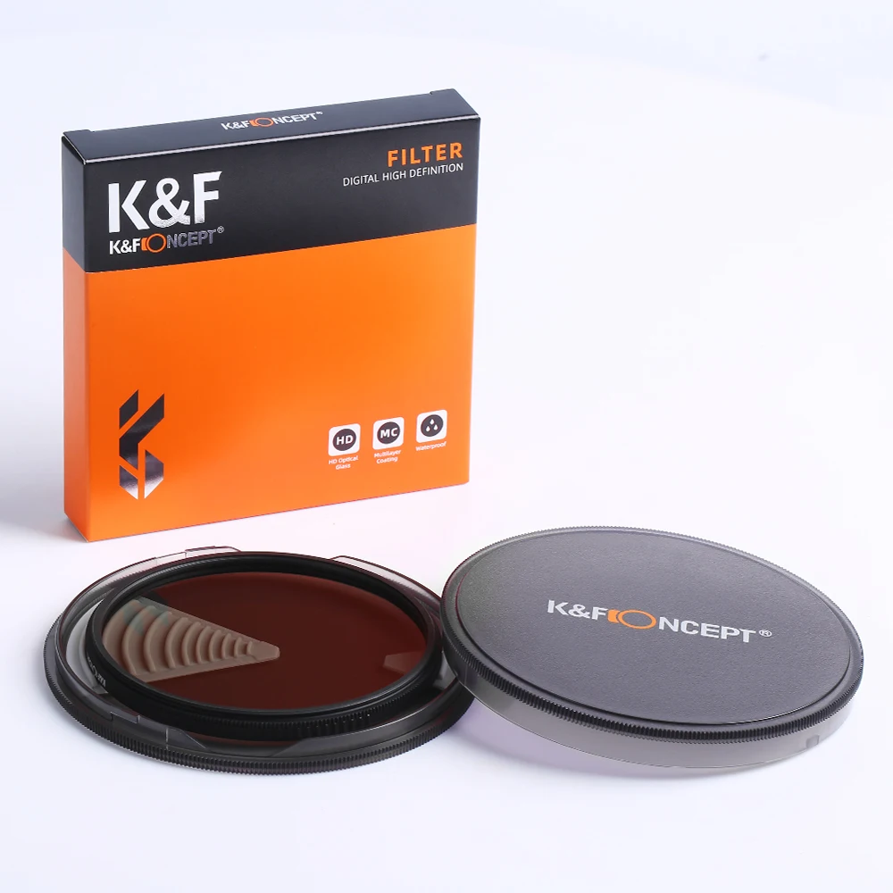 Круговой поляризационный фильтр K &amp F Concept Nano X HD CPL для объектива с супер