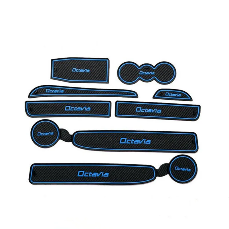 Противоскользящий коврик для автомобиля нескользящий дверных ворот Skoda octavia A5 2009