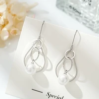 ts ed011 high quality 925 sterling silver fine jewelry spain version bear jewelry womens earrings wholesale price free shipping