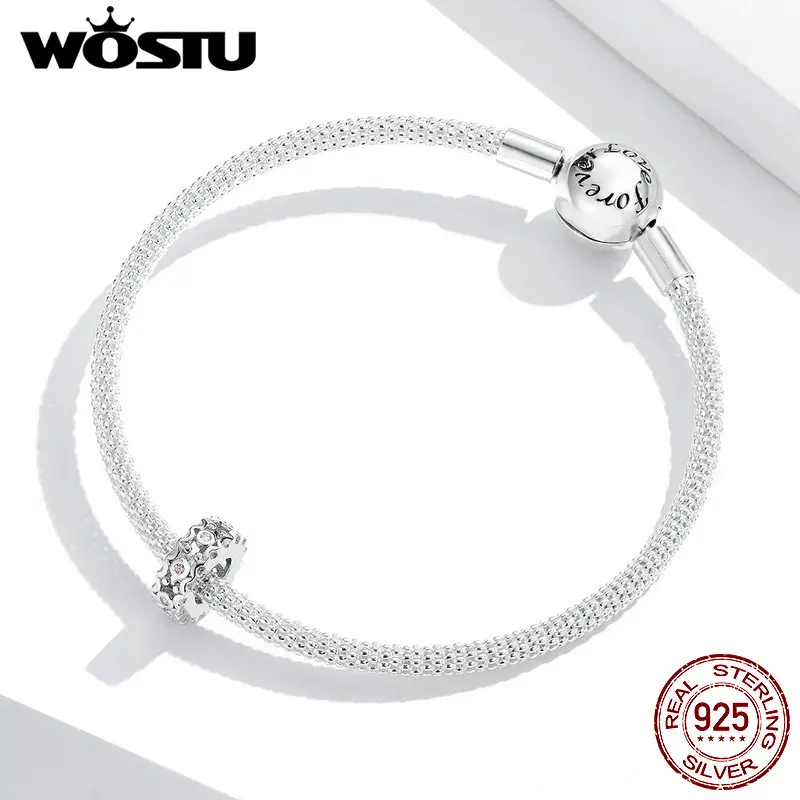 WOSTU 2020 Новинка подлинное серебро 925 пробы филигранные подвески бусины подходят