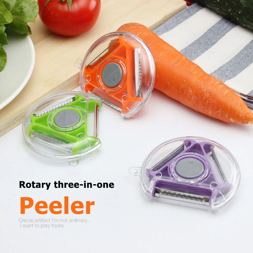 Кухонная Овощечистка 3 в 1 терка из нержавеющей стали для овощей картофеля огурца