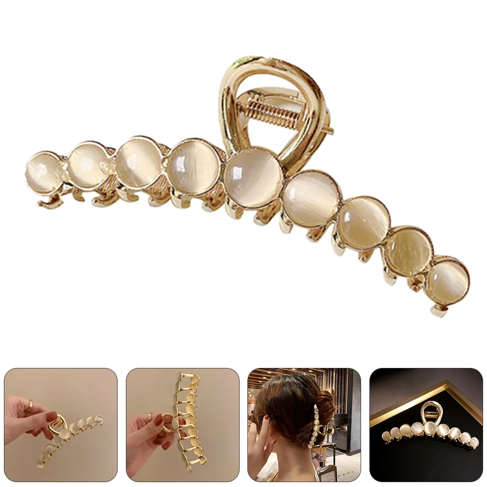 

Hair Clips Clawbig Clampshairpin Headwear Girls Girl Tools Stying Hairwear Fashion Accessories Gold Clip Non Hairpins Retro
