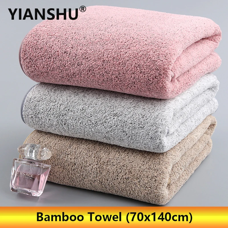 

2/4 Pcs/Set Bamboo Fabric Towels Set Soft Absorbent Quick-drying Bamboo Charcoal Coral Velvet Bath Towel Household Towel