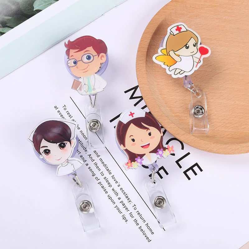 Медицинский выдвижной значок 22 стиля брошь для удостоверения личности медсестры