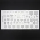4 шт. Универсальный BGA трафарет для MTK MSM Samsung Huawei Xiaomi iPad CPU RAM PM Power IC Reball Pin BGA прямой тепловой шаблон D08A