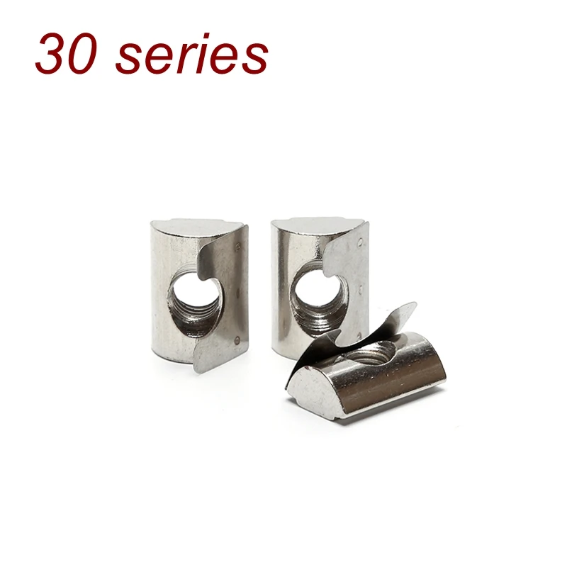 Пружина из листовой стали T гайка для 3030 алюминиевого профиля углеродистая сталь