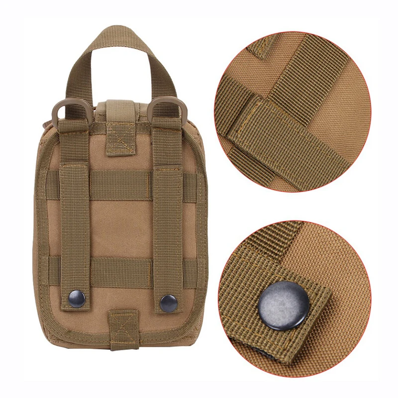 

Camping Survival First Aid Kit Bag Military Tactical Medical Waist Pack Emergency Outdoor Travel Camping Hunting Molle Pouch
