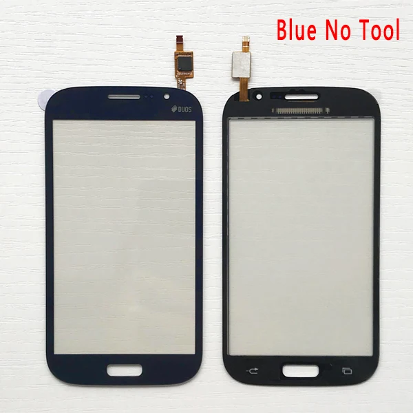 50 шт./лот для samsung Galaxy Grand Neo Plus i9060i и i9082 i9080 i9060 сенсорный экран дигитайзер Передняя стеклянная линза сенсорная панель - Цвет: Blue