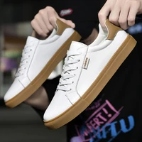 2021 spring autumn mens shoes casual genuine leather flat sneakers male classics white shoe man big size 37 47 platform sneaker