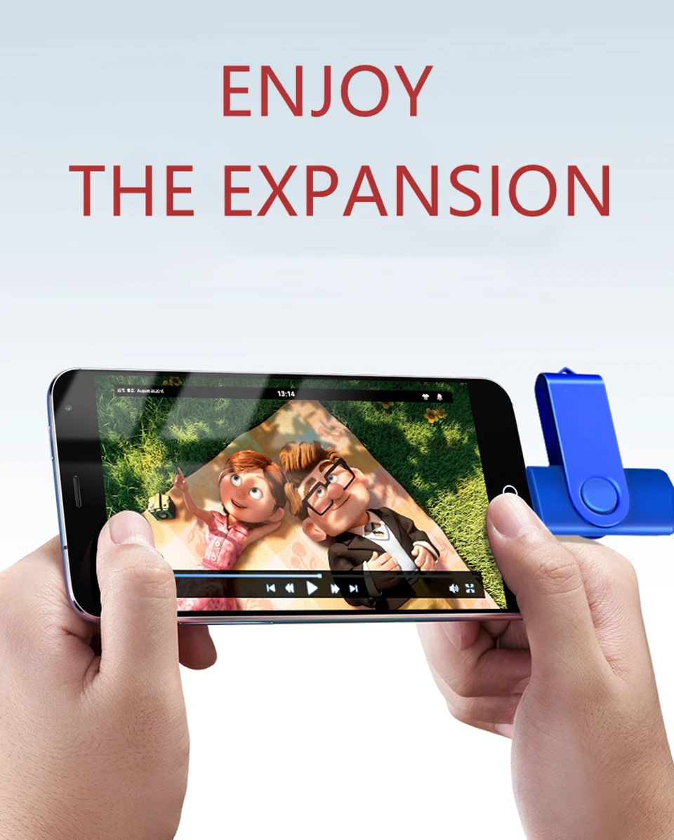 Otg usb flash для мобильного телефона 4 ГБ 16 ГБ 32 ГБ 64 Гб 128 ГБ usb флеш-накопитель карта памяти Флешка usb флеш-накопитель