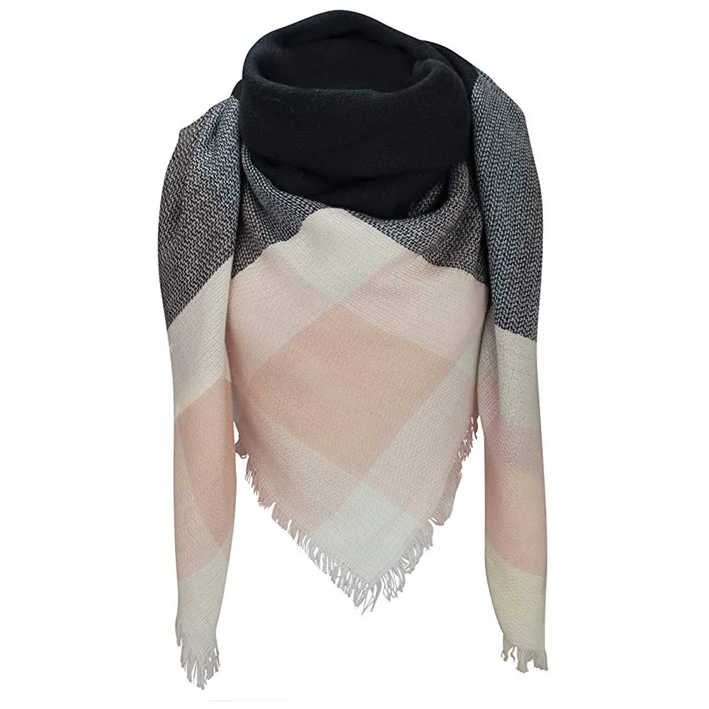 Импортные товары осень и зима новый стиль искусственный кашемир женский широкий