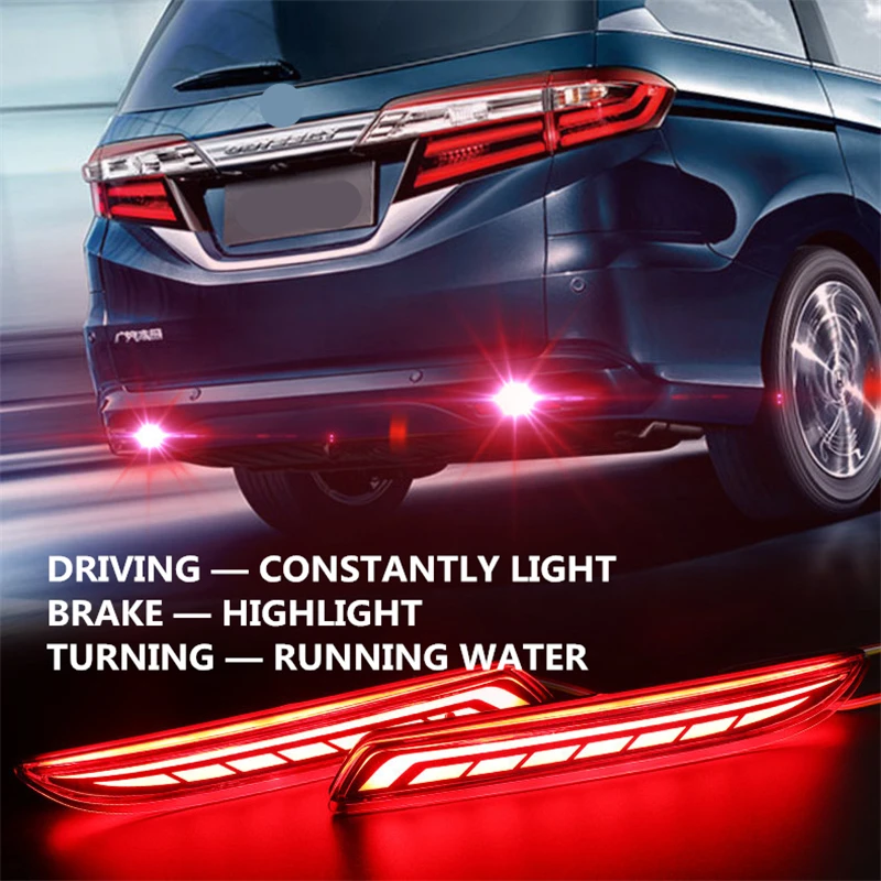 Из 2 предметов высокое качество автомобиля отражатель светильник для Honda Odyssey