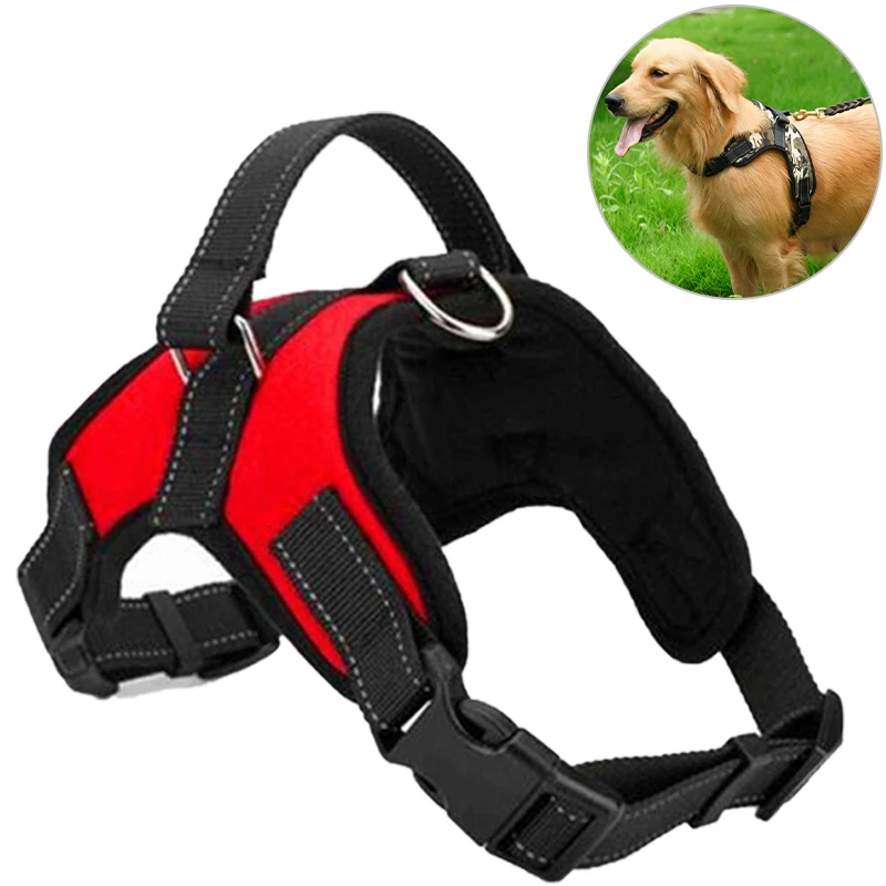 

Adjustable Dog Harness Durable Pet Walking Chest Strap Dog Bib Set Vest Collar Puppy Safety Lead for Small Medium Large Dog