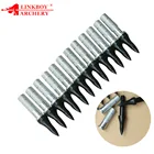 12 комплектов стрелы для стрельбы из лука Целевая точка 75gr 100gr Алюминиевая Вставка для стрел диаметром 6,2 мм Аксессуары для стрел Охота