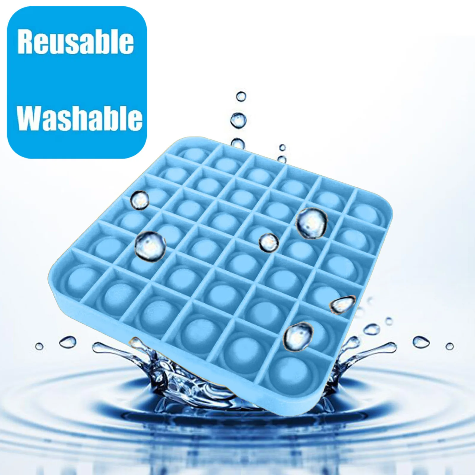 

Push Pops Bubble Sensory Toy Autism Needs Squishy Stress Reliever Toys Adult Kid Funny No-stress Reliver Stress Push Bubble