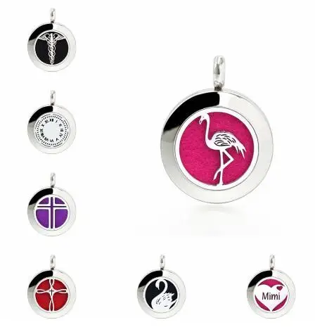 1 шт. птица Mimi крест Лебедь 20 мм нержавеющая сталь диффузор кулон парфюм ожерелье