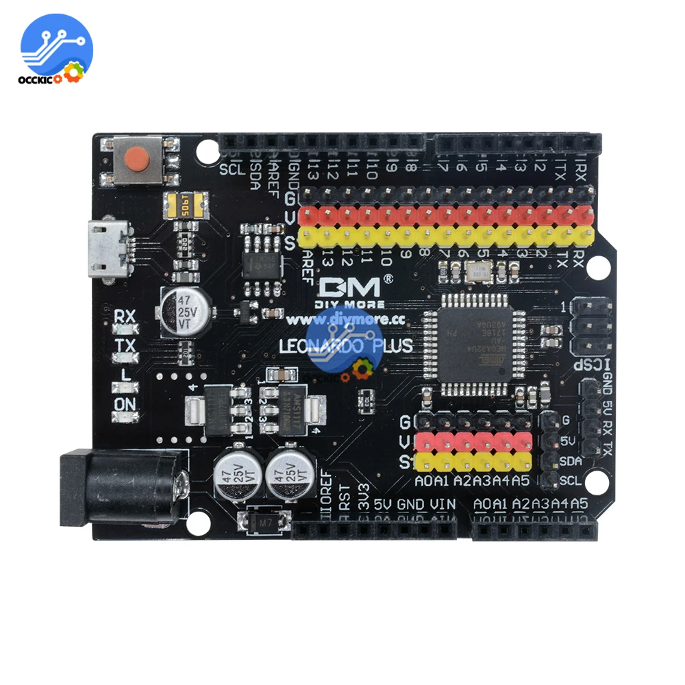 Для Leonardo R3 плюс плата CH340 CH340G ATmega32U4 ATmega32U4-AU микроконтроллер Доска модуль для Arduino