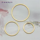 Круглые Подвески 12 шт.лот для изготовления сережек, ожерелий, ювелирных изделий, круглый подвесной соединитель, оптовая продажа, аксессуары для брелоков ручной работы