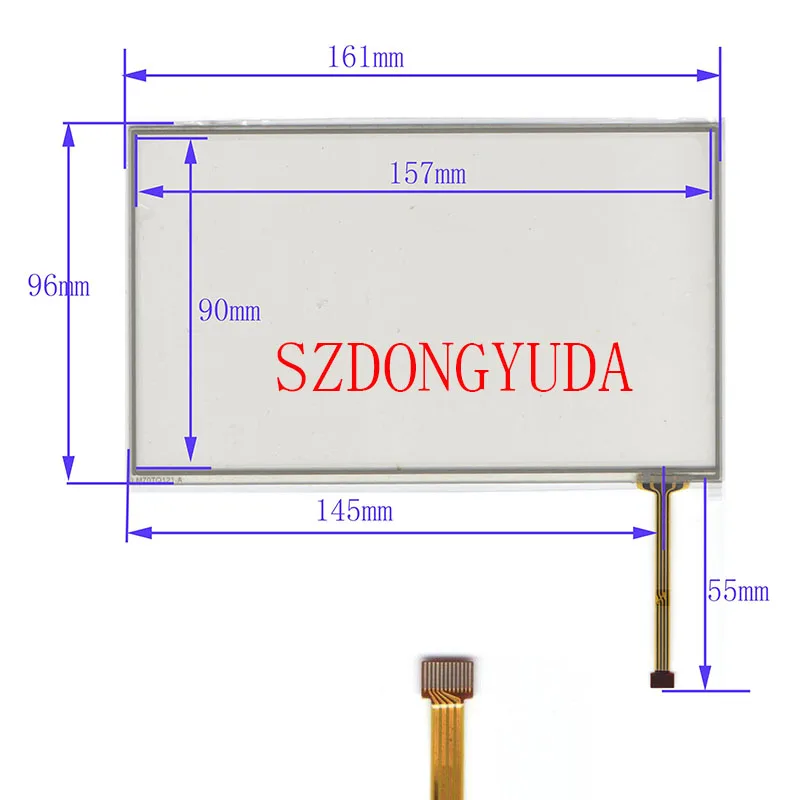 

New Touchpad 7 Inch 161*96 LM70TQ121 Touch Screen Panel 4-Line Turn 12-Line 161mm*96mm