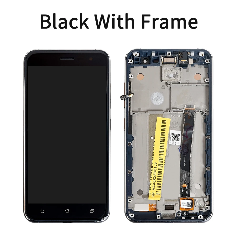 Black with frame 5," ЖК-дисплей для Asus ZenFone 3 ZE520KL, сенсорный экран с рамкой для ASUS ZE520KL, ЖК-дигитайзер Z017D Z017DA Z017DB - Цвет: Black with frame