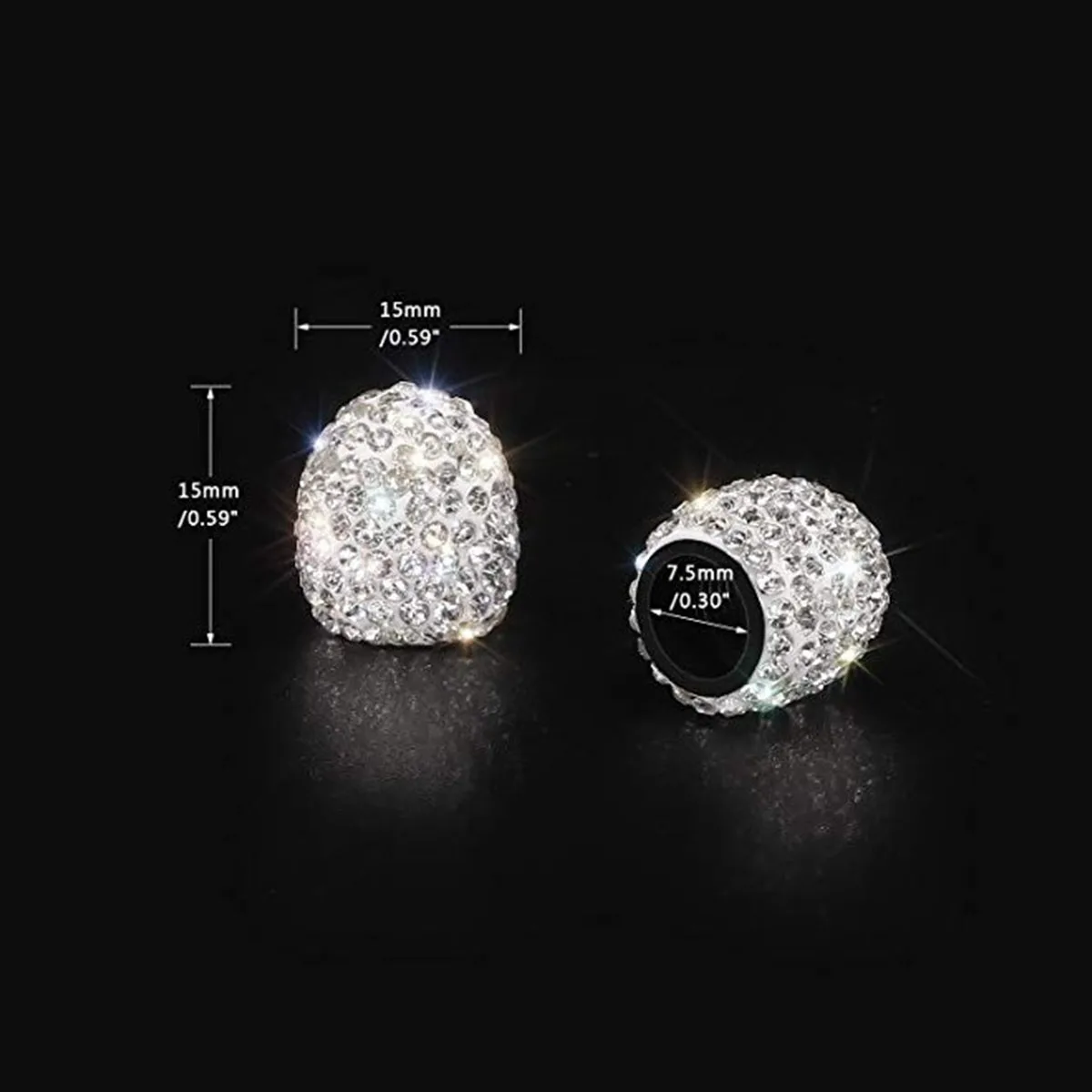 4 шт. ручной работы с украшением в виде кристаллов Стразы Универсальный