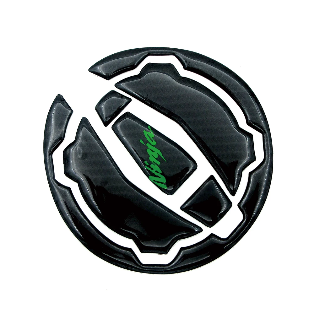 

Мотоциклетные 3D наклейки из углеродного волокна, крышка крышки бензобака, Защитная Наклейка для Kawasaki Z400 Z650 Z900 Versys X300 Ninja650