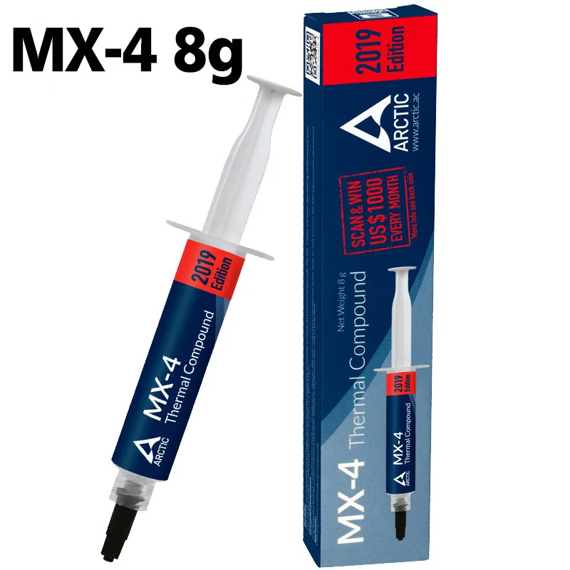 MX-4 8g ARCTIC Silicone MX-4 MX-2 термопаста проводящая смазка штукатурка для радиатора для cpu GPU светодиодный чипсет охлаждения ноутбука - Цвет лезвия: MX-4 8g