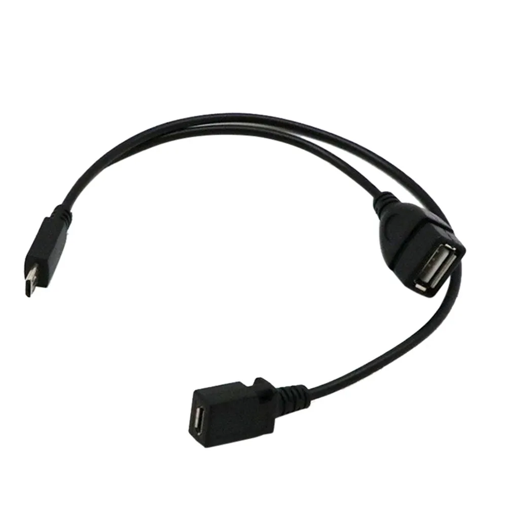 

3 в 1 Micro usb-хаб для мужчин и женщин Мин USB 2,0 зарядный адаптер хоста OTG кабель используется для устройства USB док-станция OTG функция