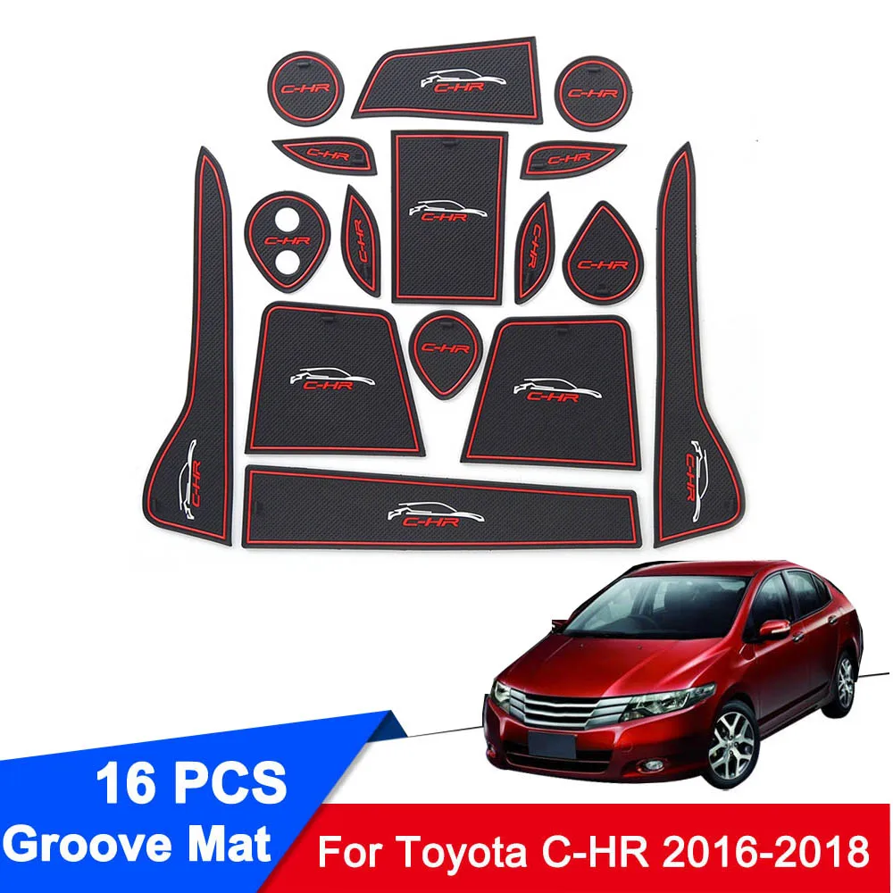 Стайлинг автомобиля для Toyota C HR CHR 2016 2017 2018 аксессуары Противоскользящие коврики