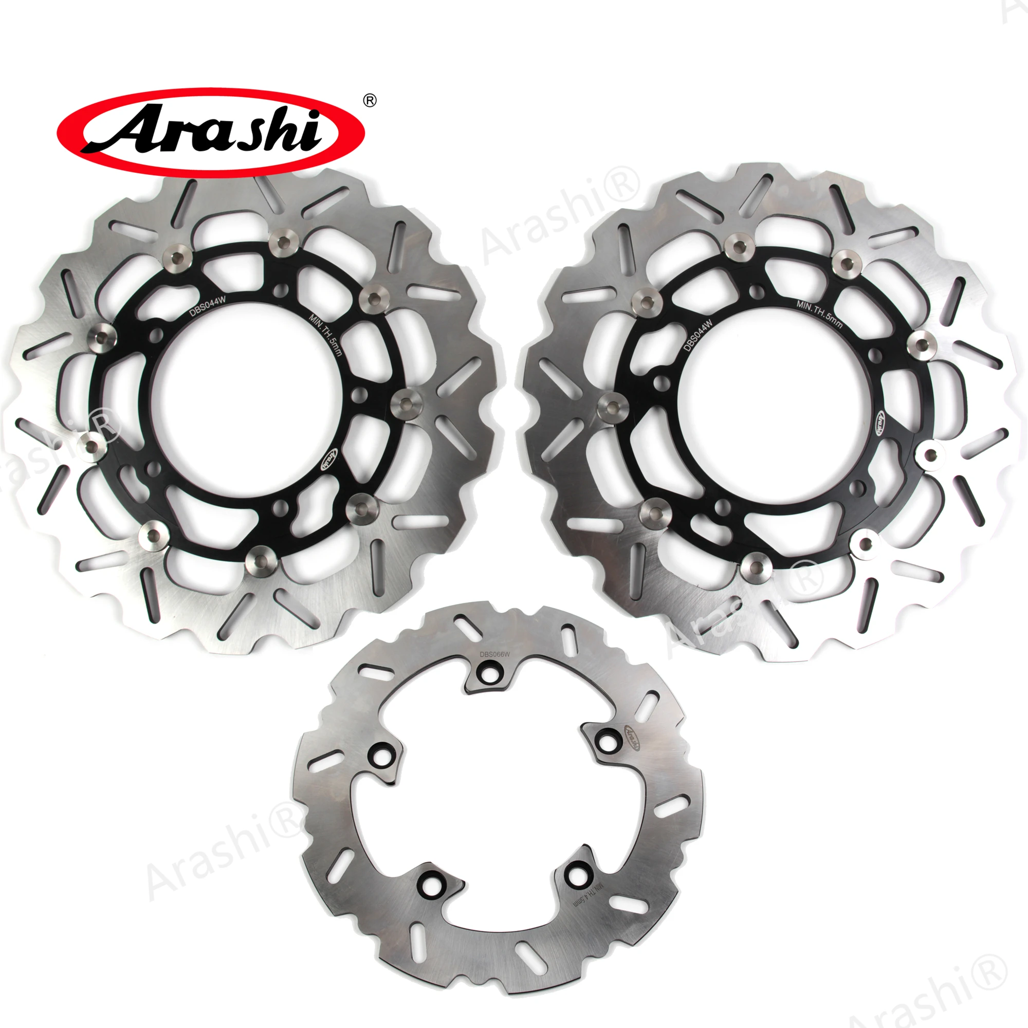 

Arashi 1 Set GSR400 2006-2010 CNC Full Floating Front Rear Brake Disc Rotors For SUZUKI GSR 400 2006 2007 2008 2009 2010